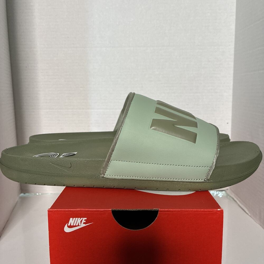 Nike Offcourt Slides Slip-On Sandals BQ4639-304 Olive Men’s Size 14 NEW